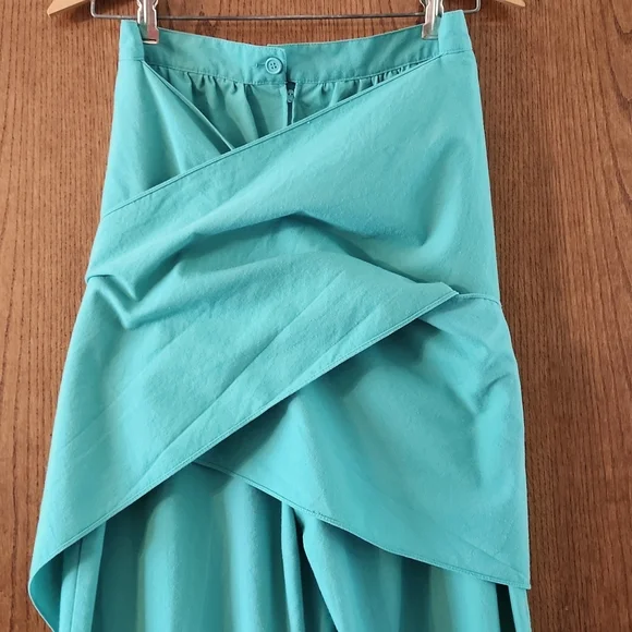 Deep Water Bay Misses Vintage Pants with attached wrap around skirt Sz 13/14 - Picture 4 of 8